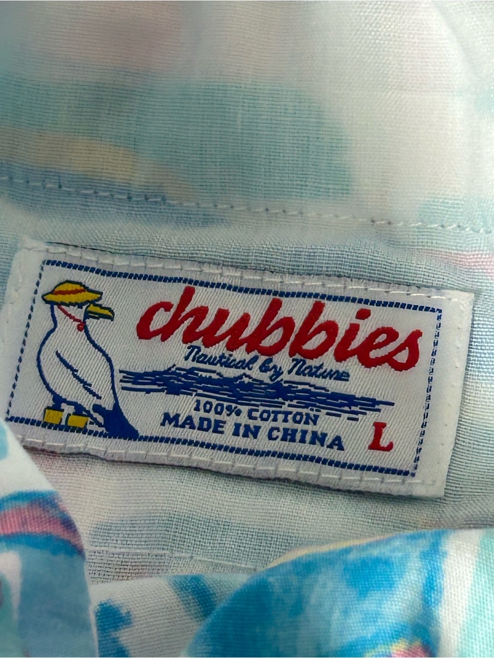 Chubbies Shorts Womens Size Large Colorful Coastal Beach Pool Vacation Comfort - Picture 2 of 9
